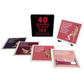 Kheper Games 40 Reasons to Have Sex Position Card Game Sex Games, Coupons and Tricks